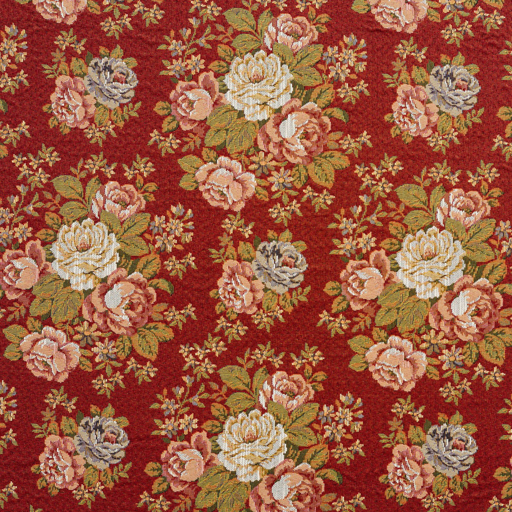 6930 Henna by Charlotte Fabric Glorious Gardens 70% Polyester, 30% Cotton Asia Exceeds 120,000 Wyzenbeek Rubs (Heavy Duty) </p><p>Repeat: Horizontal: 13.5" x Vertical: 13.5" 54 Inches - Fabric Carolina -