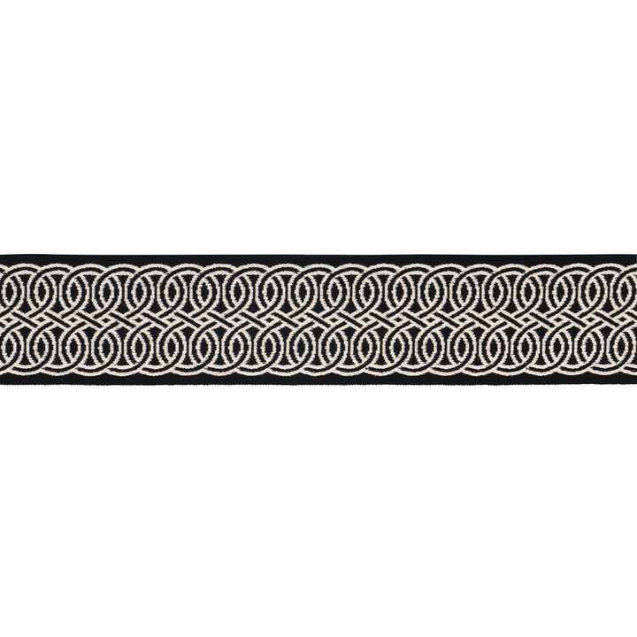 Infinito Indoor/Outdoor Black 83540 by Schumacher Trim Statement Trims - Fabric Carolina -