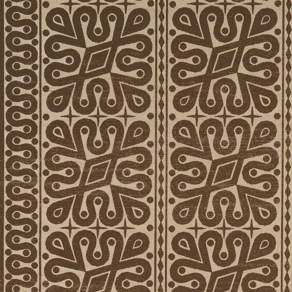 Borneo Grasscloth Brown 5015410 by Schumacher Wallpaper Celerie Kemble 34.0" - Fabric Carolina -