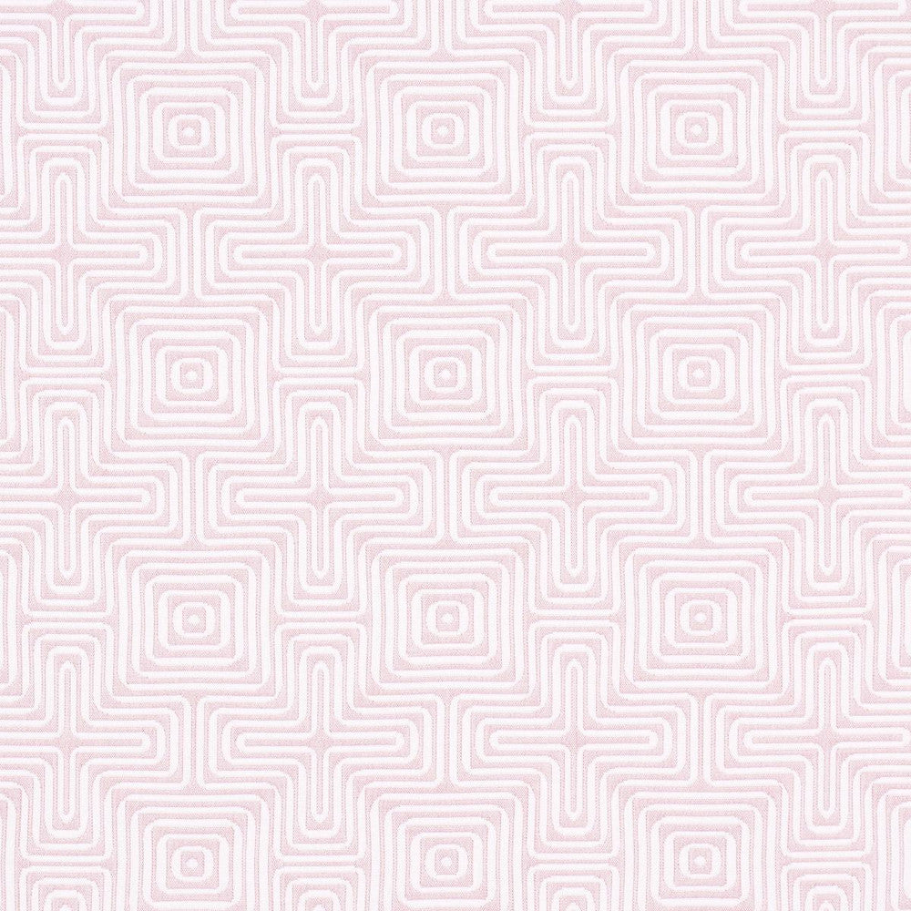 Amazing Maze Indoor/Outdoor Blush 65327 by Schumacher Fabric Trina Turk 6.38" - Fabric Carolina -