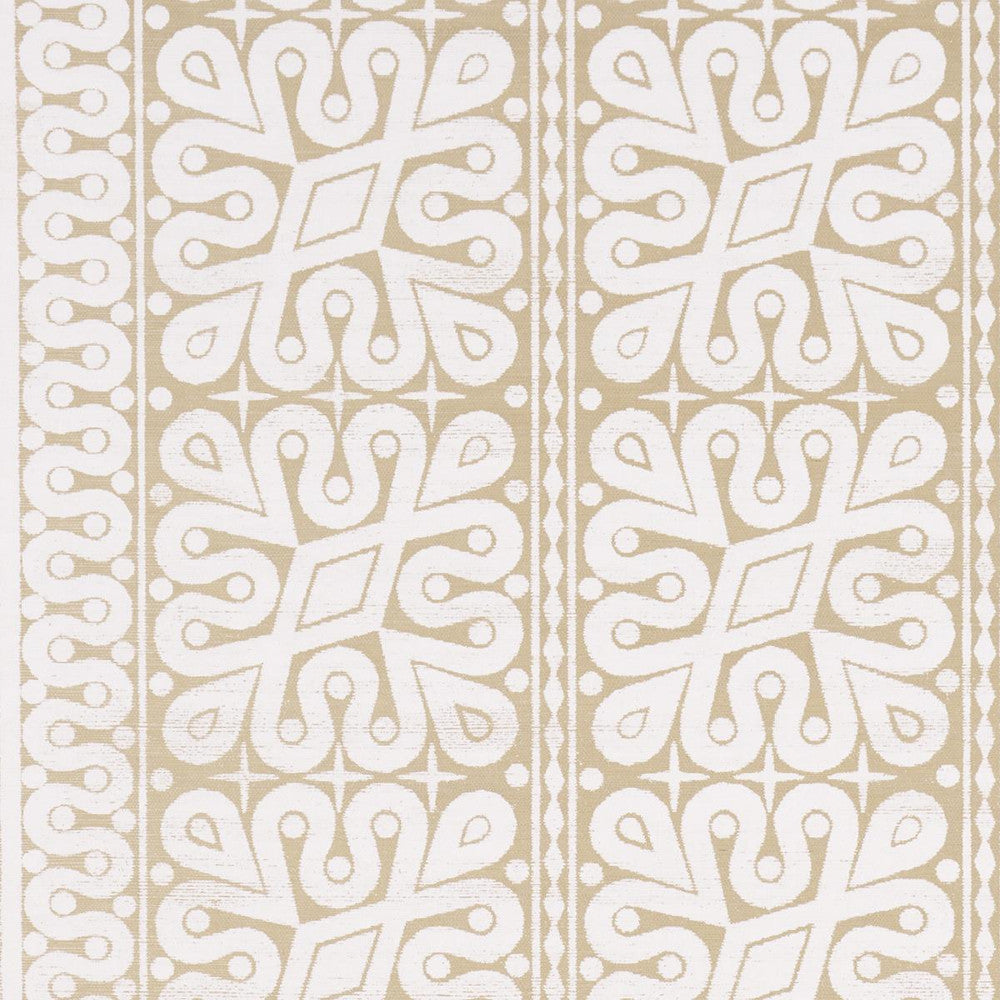 Borneo Grasscloth White 5015411 by Schumacher Wallpaper Celerie Kemble 34.0" - Fabric Carolina -