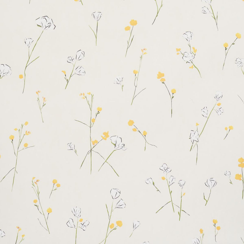 Alex'S Floral Daffodil 5016400 by Schumacher Designer Wallpaper Schumacher Design Lab 54.0" - Swanky Fabrics -