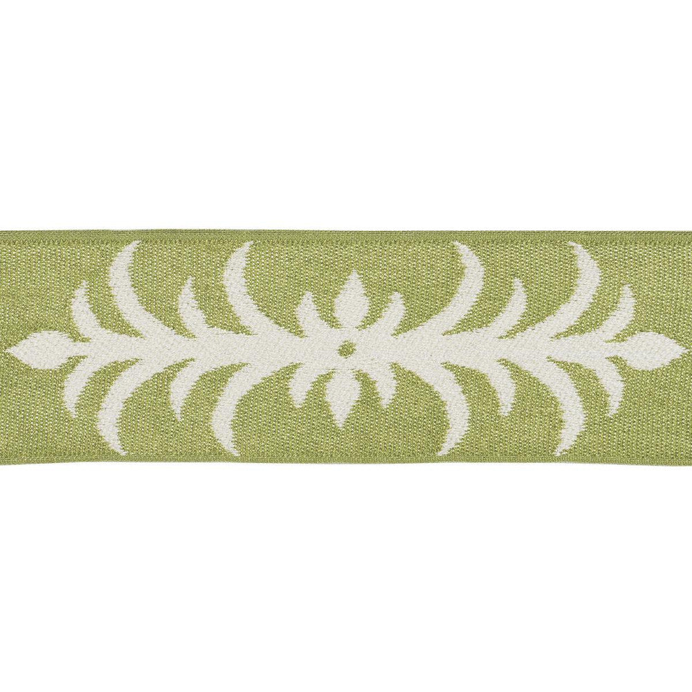 Acanthus Tape Romaine 75445 by Schumacher Trim Celerie Kemble 9.5" - Fabric Carolina -