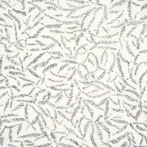 Leaf Bloom Charcoal 5016390 by Schumacher Wallpaper