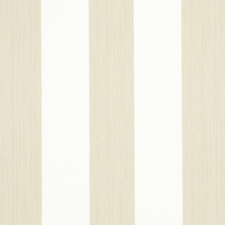 Edwin Stripe Wide Straw 5013625 by Schumacher Designer Wallpaper Perennial Favorites 4.5" - Swanky Fabrics -
