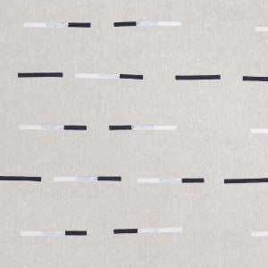Overlapping Dashes Navy 74031 by Schumacher Fabric