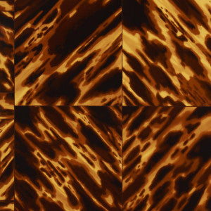 Tortoise Shell Natural 5015370 by Schumacher Wallpaper
