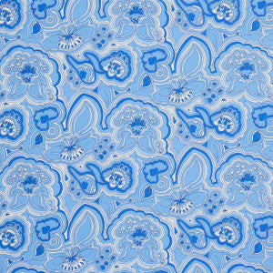 Morning Sunrise Indoor/Outdoor Horizon Blue 181060 by Schumacher Fabric