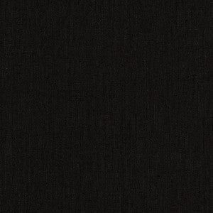 Lange Glazed Linen Noir 69341 by Schumacher Fabric