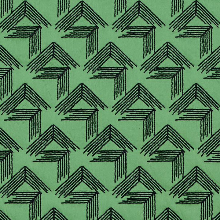 V Step Loden 69432 by Schumacher Fabric Miles-Redd 38% Cotton, 30% Spun, 26% Polywadding, 6% Spun Martindale 16,000 Horizontal: 2 and Vertical: 6.25 50.625 - Fabric Carolina -