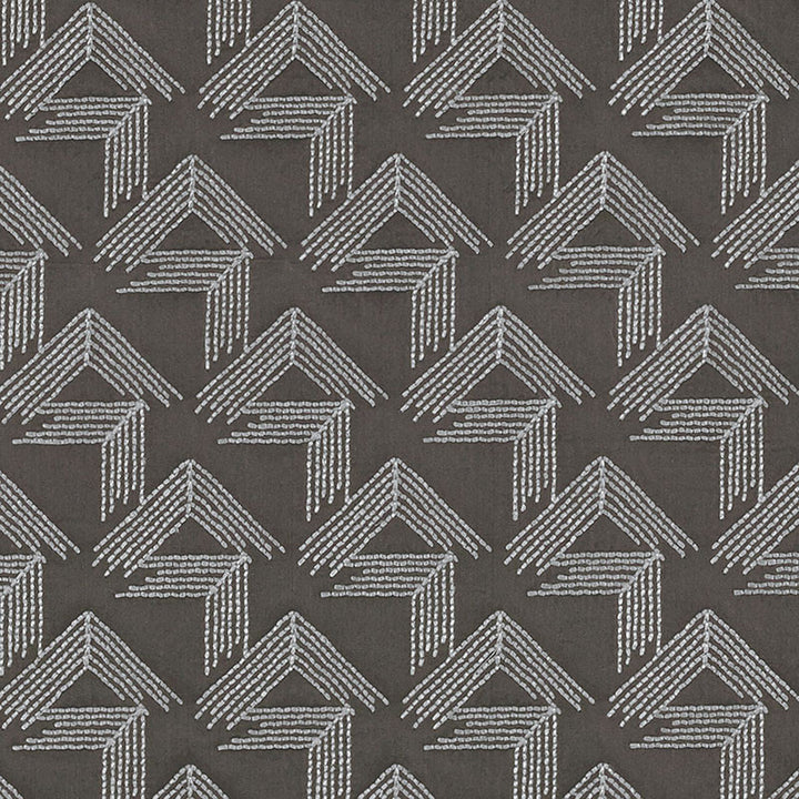 V Step Charcoal 69433 by Schumacher Fabric MILES REDD See Sample INDIA MEDIUM DUTY </p><p>Repeat: Horizontal: 2" (5CM) and Vertical: 6 1/4" (16CM) 50 5/8" (129CM) - Fabric Carolina -
