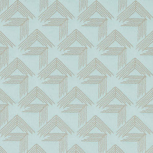 V Step Ice 69435 by Schumacher Fabric