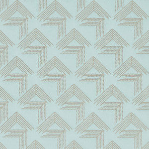 V Step Ice 69435 by Schumacher Fabric