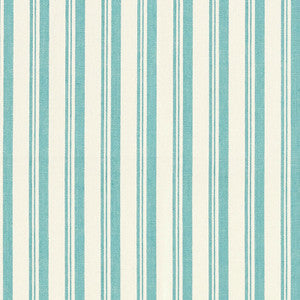 Capri Aqua/White 69444 by Schumacher Fabric