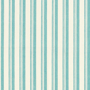 Capri Aqua/White 69444 by Schumacher Fabric