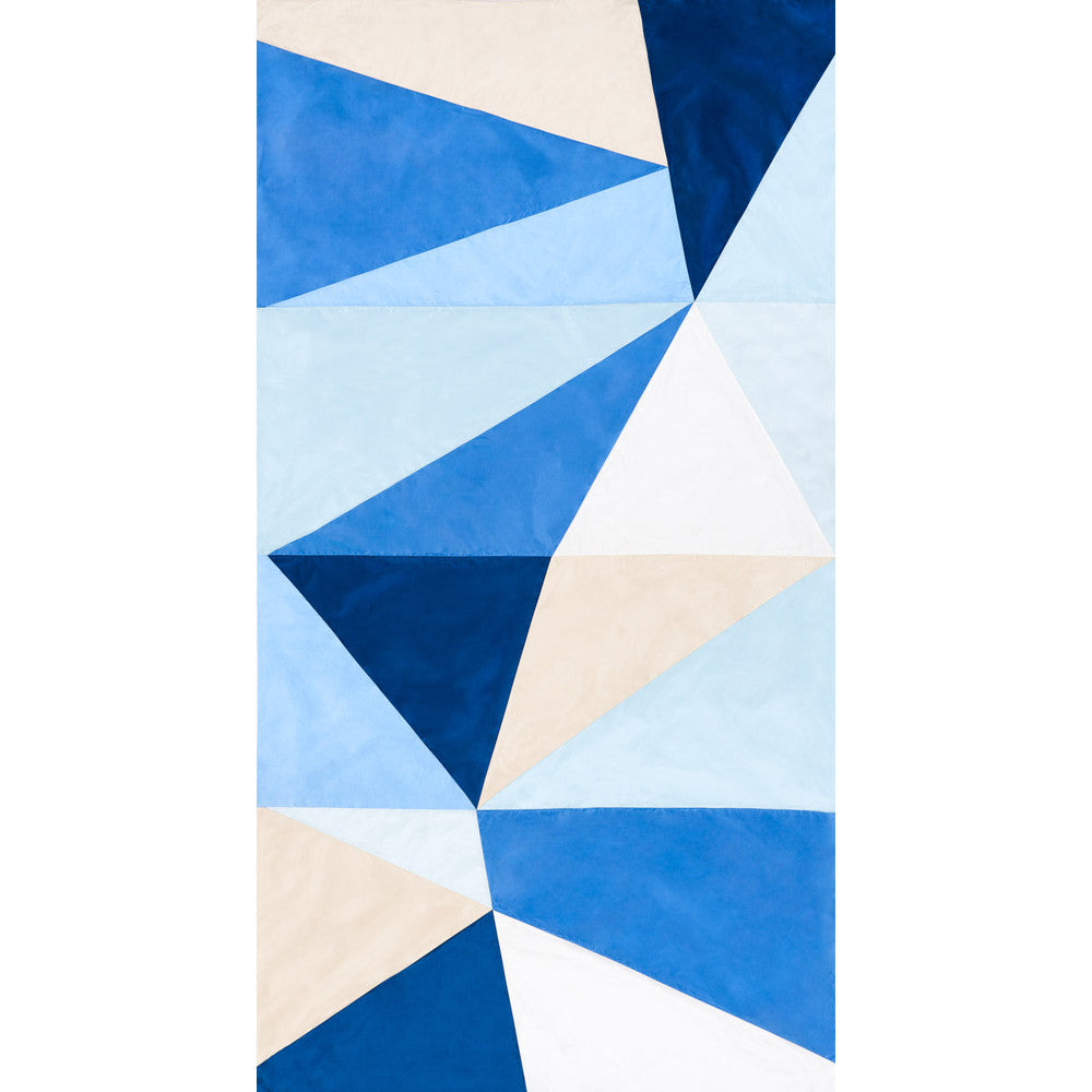 Cubist Silk Panel Blue 69454 by Schumacher Fabric Schumacher Fabric Cubist Silk Panel Blue 69454Fabric SILK 53% INDIA </p><p>Repeat: H: HORZ. 54" (137CM), V: VERT. 96" (244CM) 54" (137CM) - Fabric Carolina -