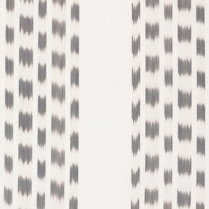 Izmir Stripe Grey 69473 by Schumacher Fabric