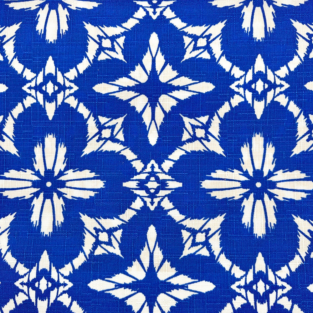 Outdoor Aspidoras Cobalt by Europatex Fabric Outdoor 100% Polyester 9.00" H, 8.38" V 60.00 inches - Fabric Carolina -