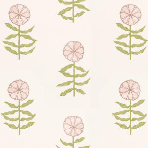 Pretty Petals Blush 5015451 by Schumacher Wallpaper