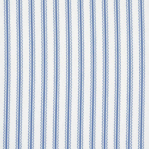 Birdie Ticking Stripe Indigo 83702 by Schumacher Fabric