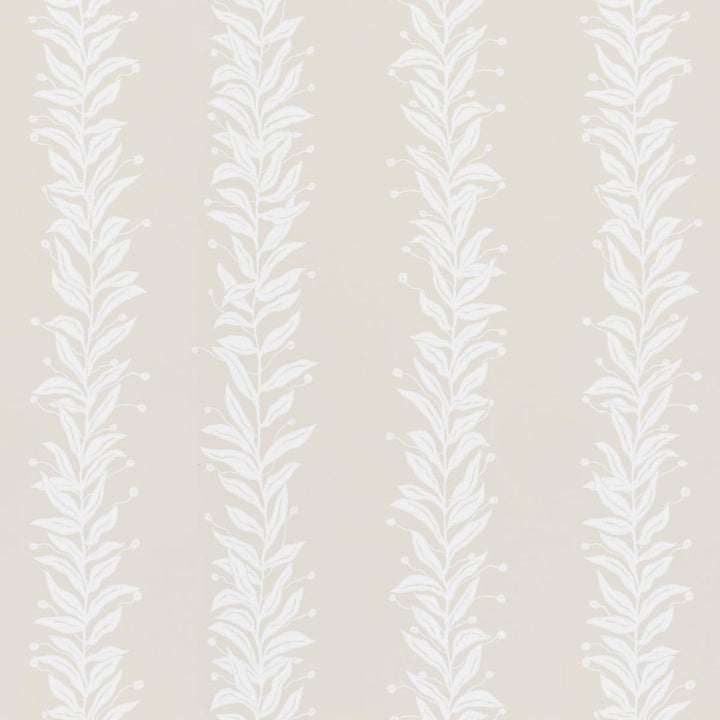 Tendril Stripe Natural 5015491 by Schumacher Wallpaper Marian Mcevoy 27.0" - Fabric Carolina -