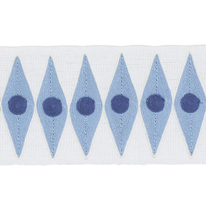 Backgammon Tape Sky 181223 by Schumacher Trim Mary Mcdonald - Fabric Carolina -