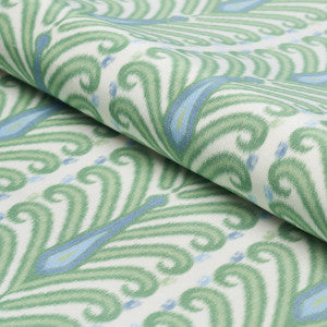 Augustine Ikat Leaf 181271 by Schumacher Fabric