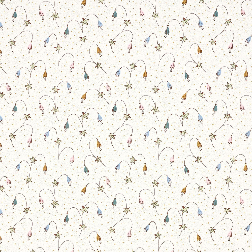 Lolly Floral Confetti 5015751 by Schumacher Designer Wallpaper Domino Effect 9.0" - Swanky Fabrics -