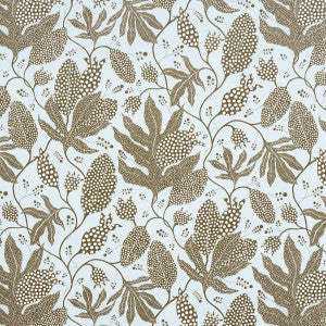Polka Dot Jungle Brown & Sky 5015461 by Schumacher Wallpaper