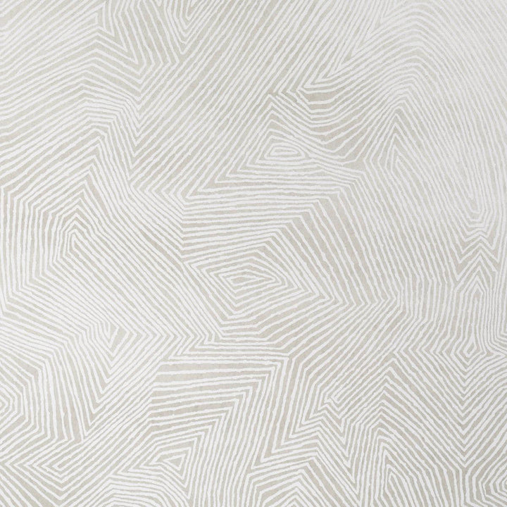 Labyrinth Grand Soft Silver 5015432 by Schumacher Designer Wallpaper Earth And Sky 27.0" - Swanky Fabrics -
