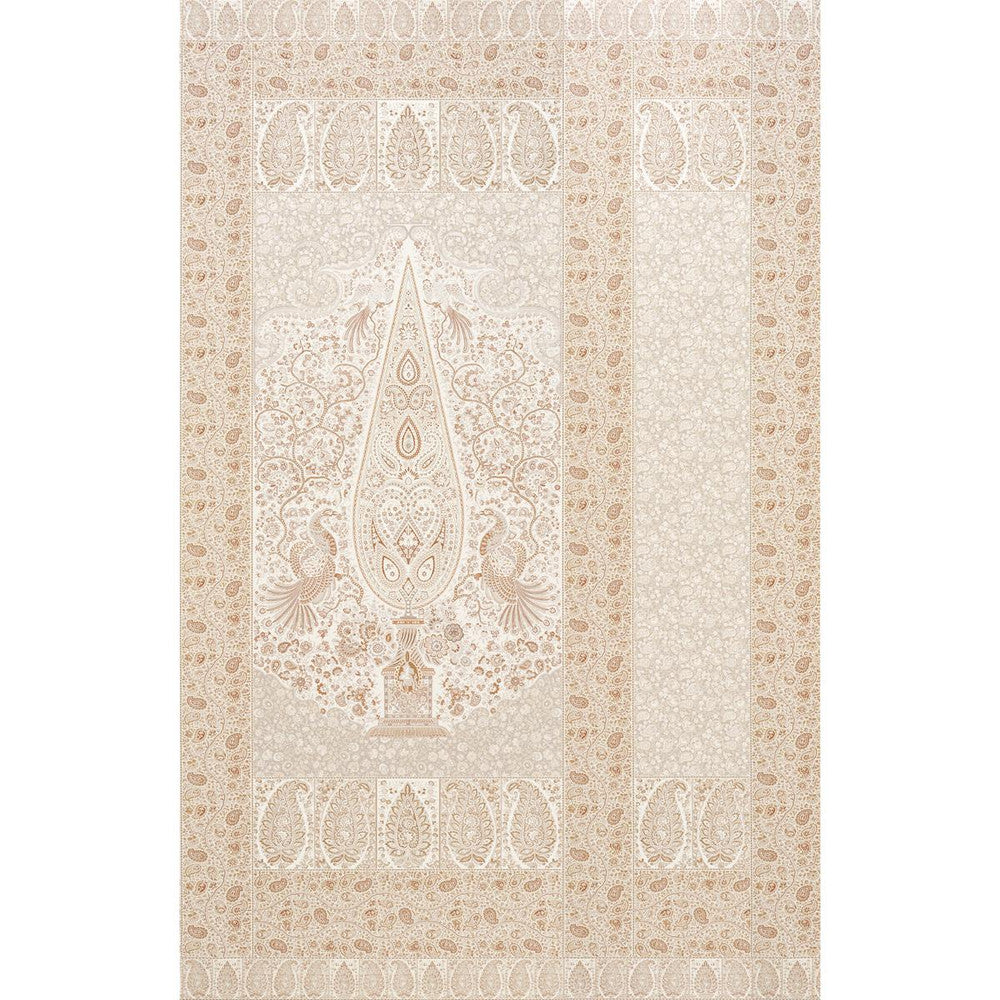 Colmery Paisley Parchment 5015511 by Schumacher Designer Wallpaper Le Max 81.0" - Swanky Fabrics -