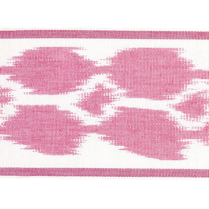 Telia Tape Pink 73695 by Schumacher Trim Ikats 3.5" - Fabric Carolina -