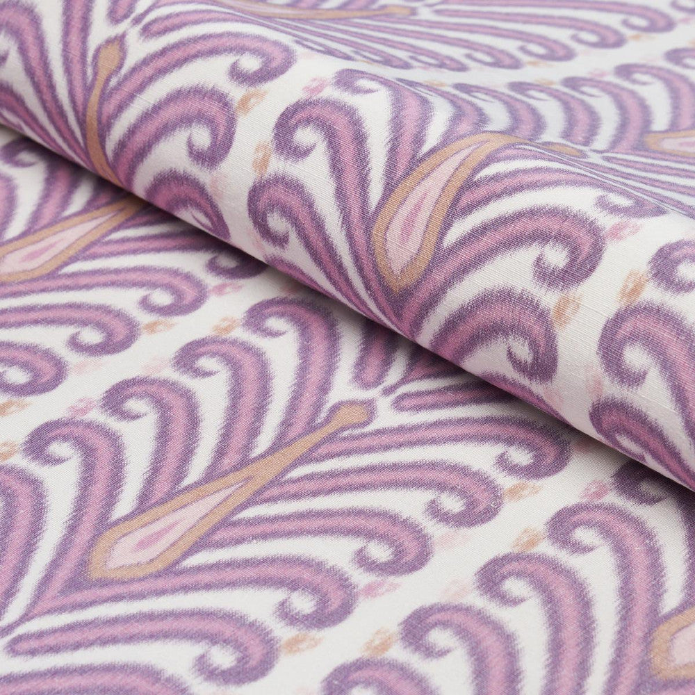 Augustine Ikat Fuchsia 181272 by Schumacher Fabric Ikats 10.75" - Fabric Carolina -