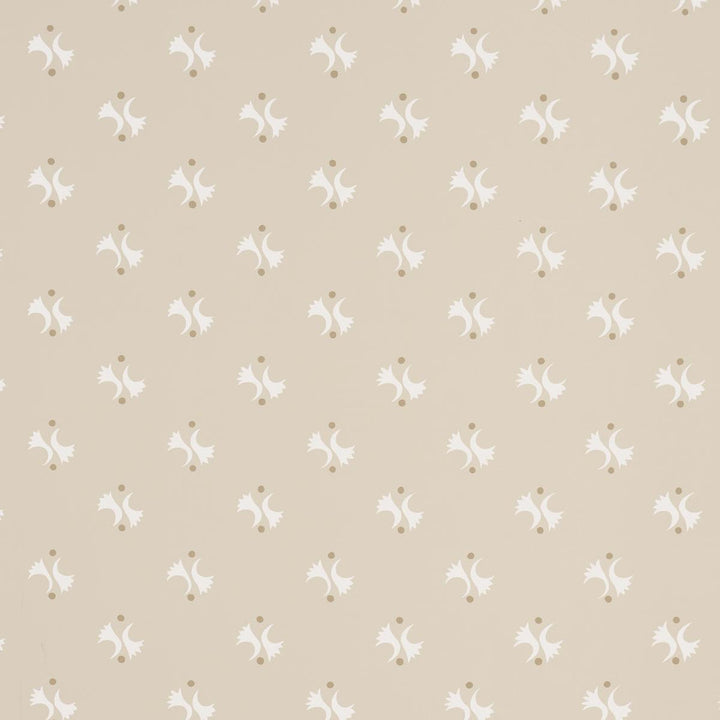Lavigne Natural 5015731 by Schumacher Wallpaper Domino Effect 12.62" - Fabric Carolina -