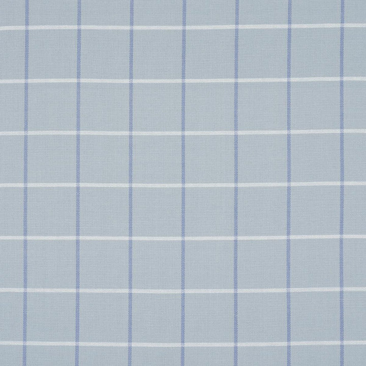 Frannie Windowpane China Blue 83782 by Schumacher Fabric Mark D. Sikes 3.0" - Fabric Carolina -