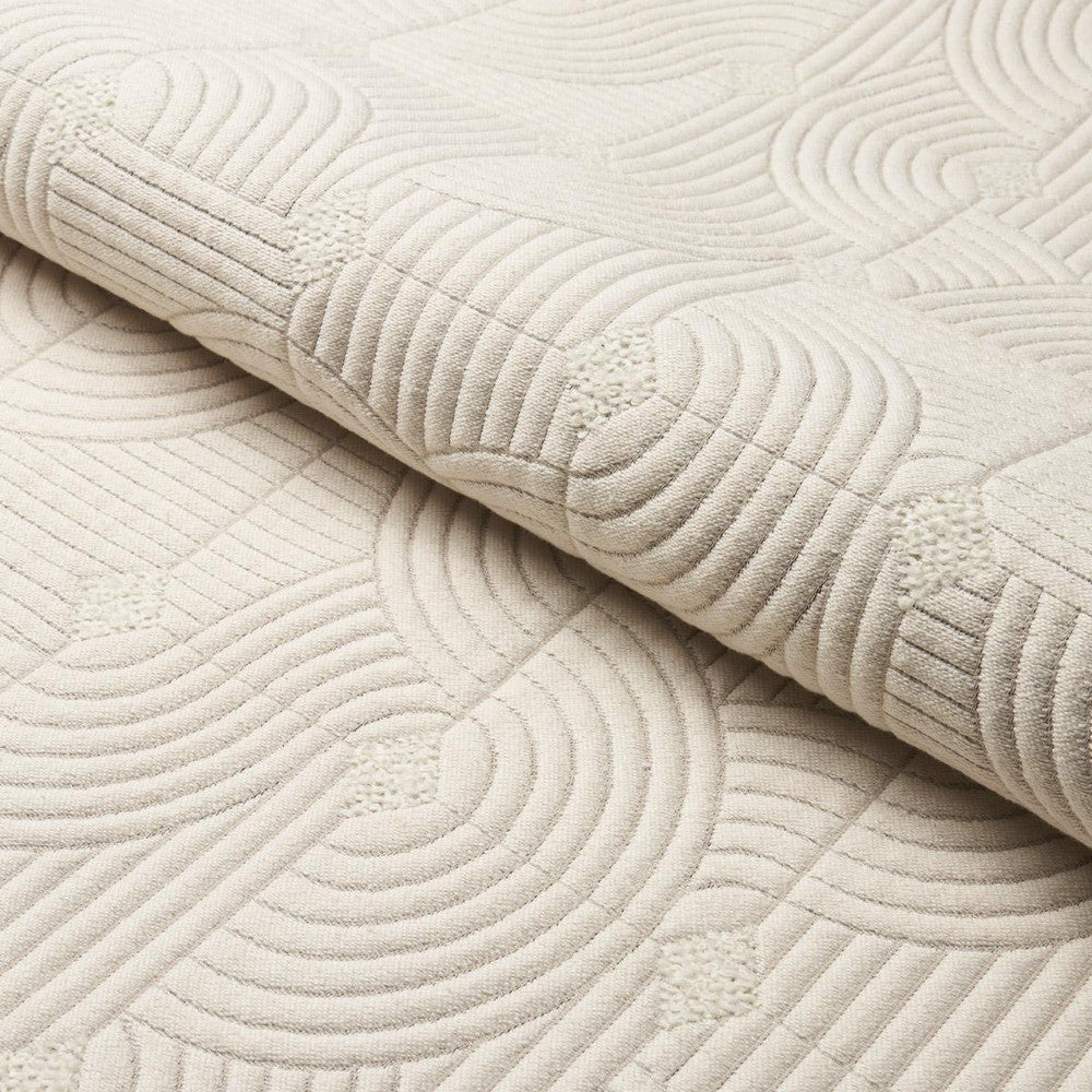 Monterey Matelass Birch 83440 by Schumacher Designer Fabric Earth And Sky 28.0" - Swanky Fabrics -
