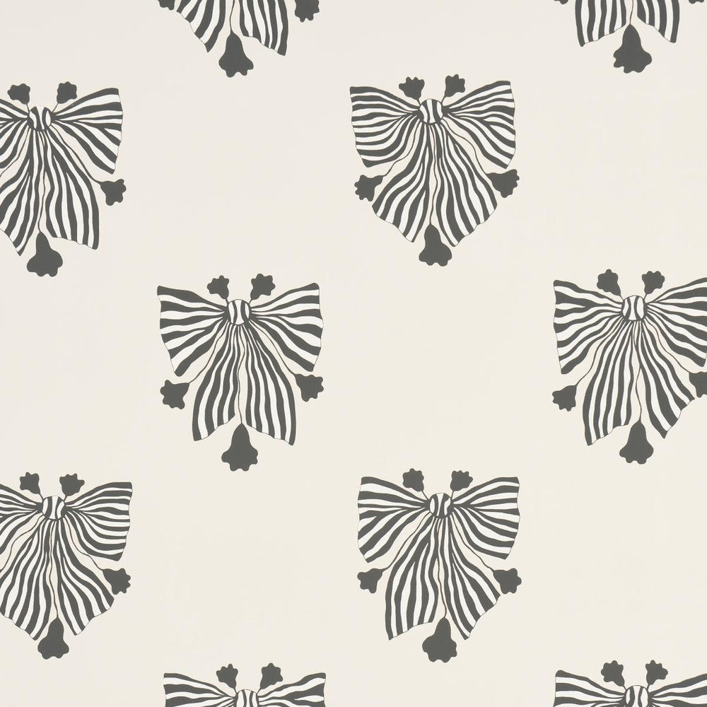 Bow-Wow-Wow Cream 5015472 by Schumacher Wallpaper Marian Mcevoy 27.0" - Fabric Carolina -