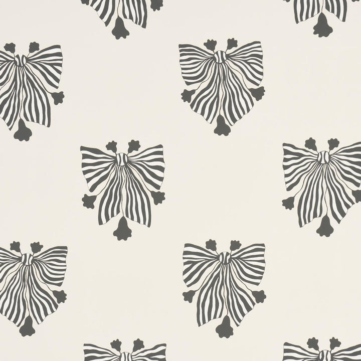 Bow-Wow-Wow Cream 5015472 by Schumacher Wallpaper Marian Mcevoy 27.0" - Fabric Carolina -