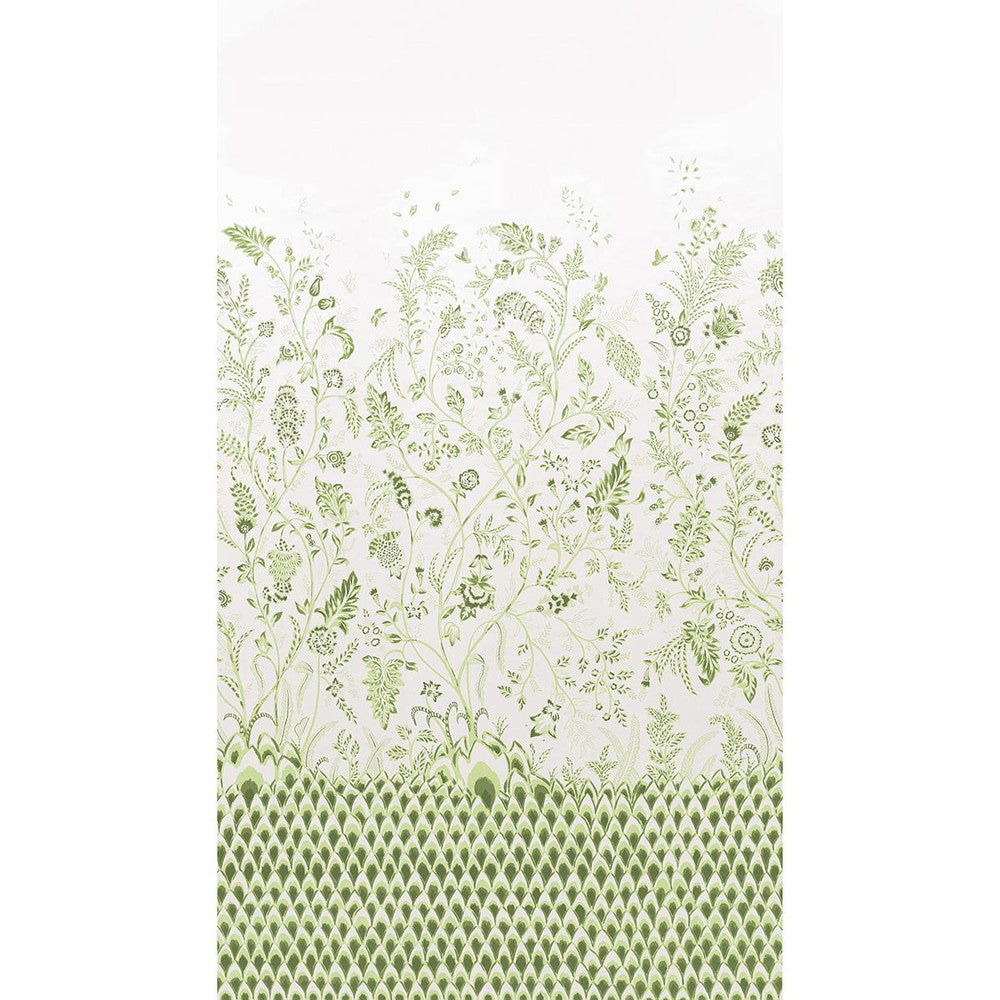 Chinoiserie Grande Leaf Green 5015821 by Schumacher Wallpaper Mark D. Sikes 81.0" - Fabric Carolina -