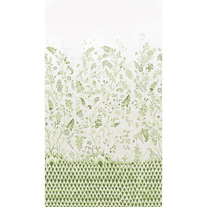 Chinoiserie Grande Leaf Green 5015821 by Schumacher Wallpaper Mark D. Sikes 81.0" - Fabric Carolina -