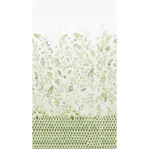 Chinoiserie Grande Leaf Green 5015821 by Schumacher Wallpaper