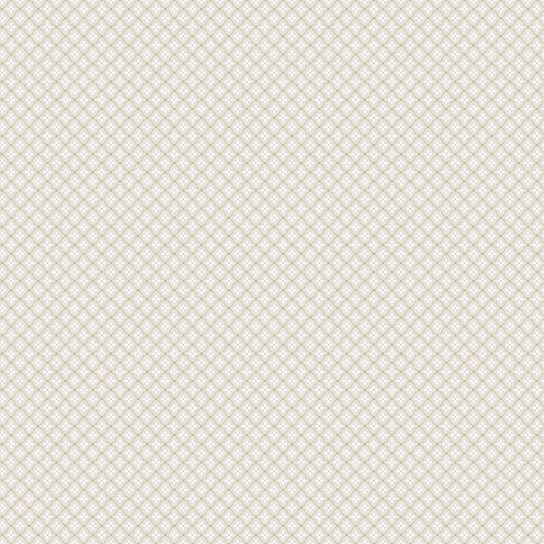 Selma - Stone And Gold by Schumacher Wallcovering