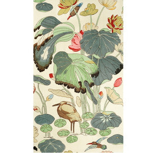 Nympheus Print Natural by Lee Jofa Fabric