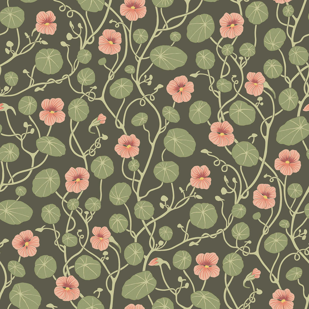 Krasse - Olive by Schumacher Wallcovering