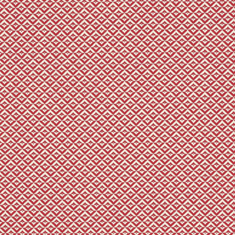 Jamison Poppy 69843 by Schumacher Fabric Essentials-Small-Scale-Upholstery-Fabrics 40% Cotton, 40% Viscose, 20% Linen - Horizontal: 3/4- and Vertical: 3/4- 55.5 - Fabric Carolina -
