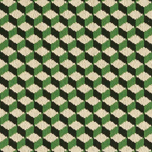Atwood Vert 69850 by Schumacher Fabric