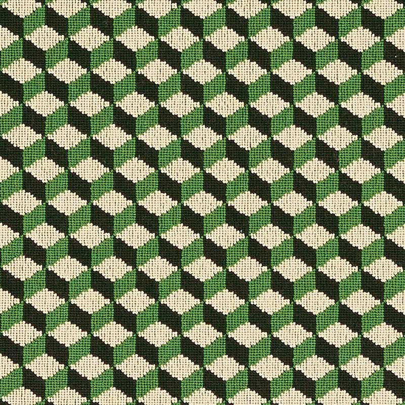 Atwood Vert 69850 by Schumacher Fabric ESSENTIALS: SMALL-SCALE UPHOLSTERY I COTTON 95% POLYESTER 5% BELGIUM WYZENBEEK 50,000 </p><p>Repeat: Horizontal: 5/8" (2CM) and Vertical: 1 5/8" (4CM) 55 - Fabric Carolina -