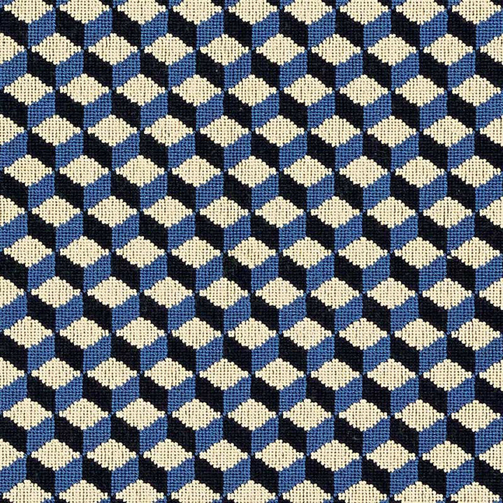 Atwood Cobalt 69851 by Schumacher Fabric Schumacher Fabric Atwood Cobalt 69851Fabric COTTON 95% BELGIUM </p><p>Repeat: H: HORZ. 5/8" (2CM) , V: VERT. 1 5/8" (4CM) 55 - Fabric Carolina -