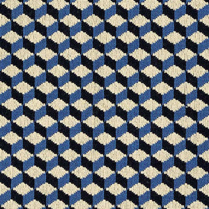 Atwood Cobalt 69851 by Schumacher Fabric