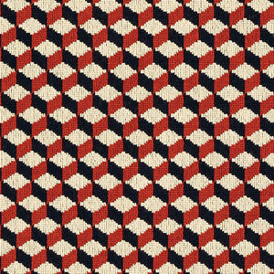 Atwood Carnelian 69853 by Schumacher Fabric